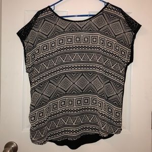 Tribal Sleeveless Blouse